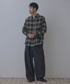 NAVY フランネルチェックシャツ メンズ商品サムネイル-22