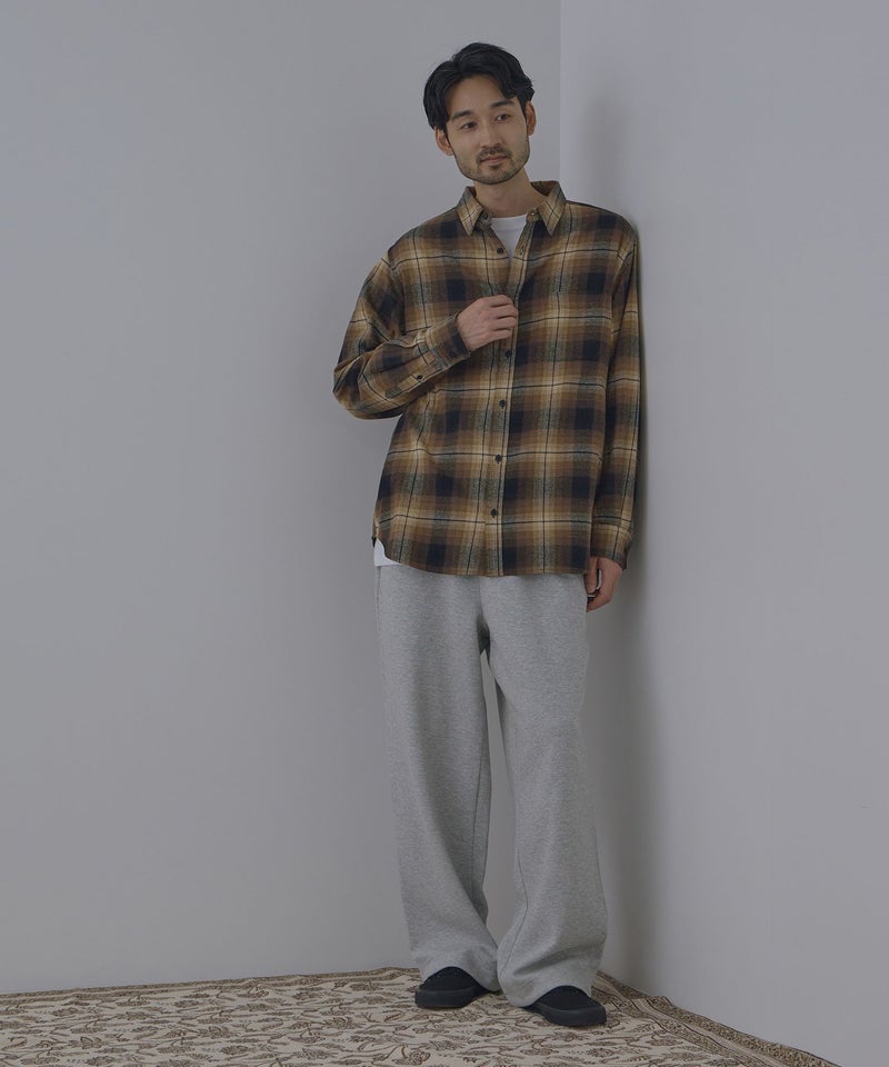 NAVY フランネルチェックシャツ メンズ商品画像-25
