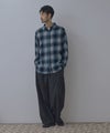NAVY  フランネルチェックシャツ メンズ商品サムネイル-29