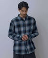 NAVY フランネルチェックシャツ メンズ商品サムネイル-30