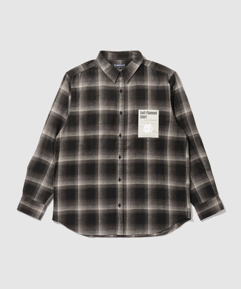NAVY  フランネルチェックシャツ メンズ商品画像-36