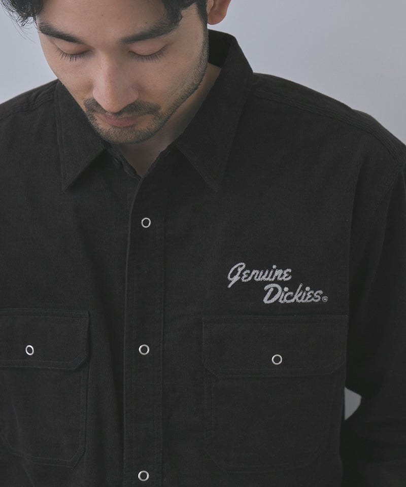 GENUINE Dickies  ワンポイントロゴ刺しゅう コーデュロイシャツ メンズ商品画像-7