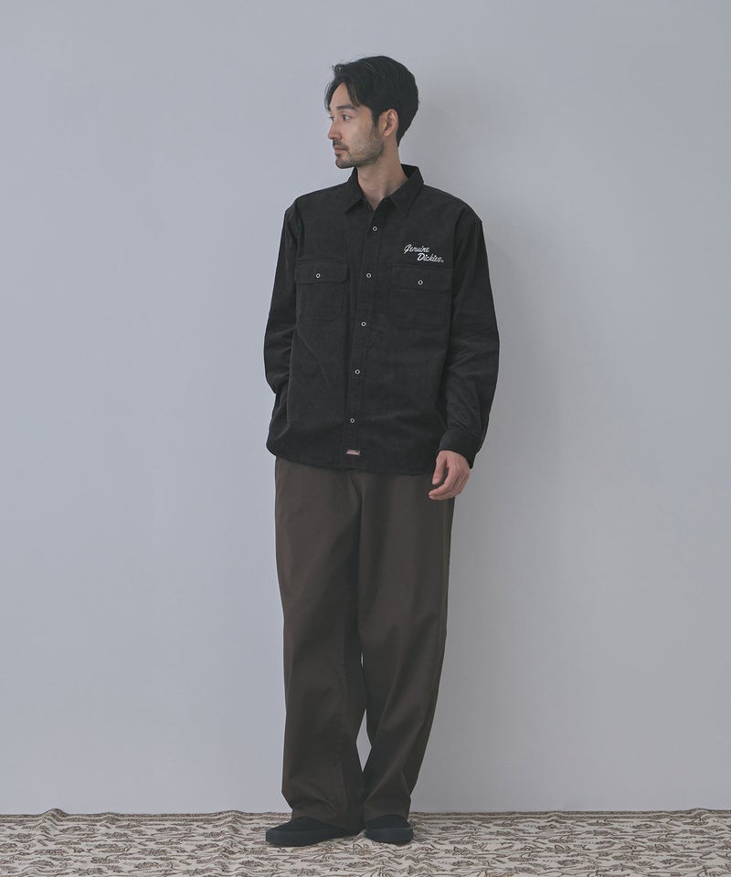 GENUINE Dickies ワンポイントロゴ刺しゅう コーデュロイシャツ メンズ商品画像-9