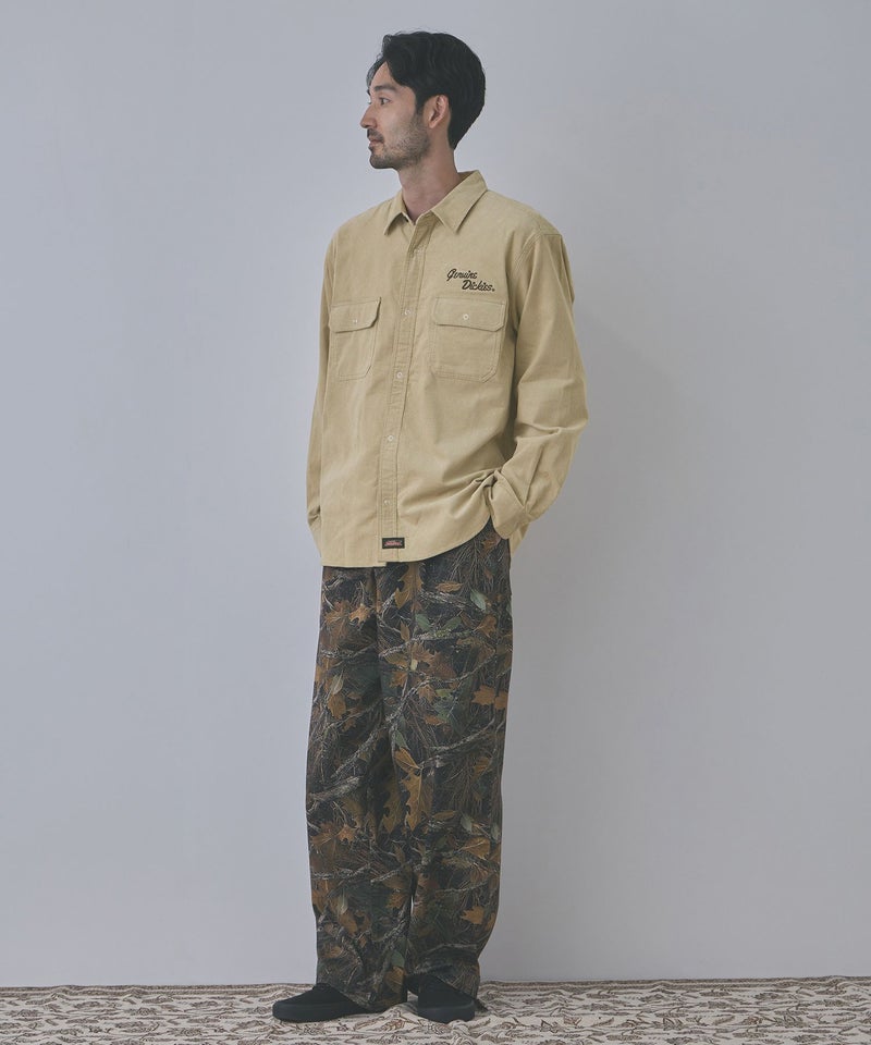 GENUINE Dickies ワンポイントロゴ刺しゅう コーデュロイシャツ メンズ商品画像-12