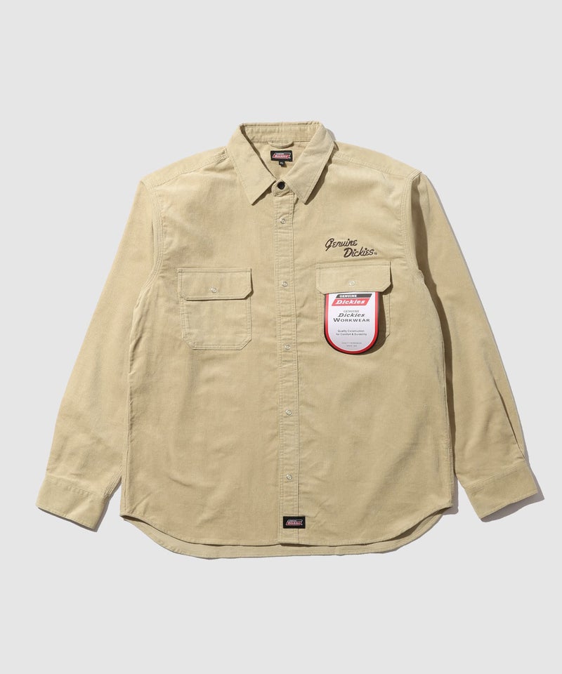 GENUINE Dickies ワンポイントロゴ刺しゅう コーデュロイシャツ メンズ商品画像-18