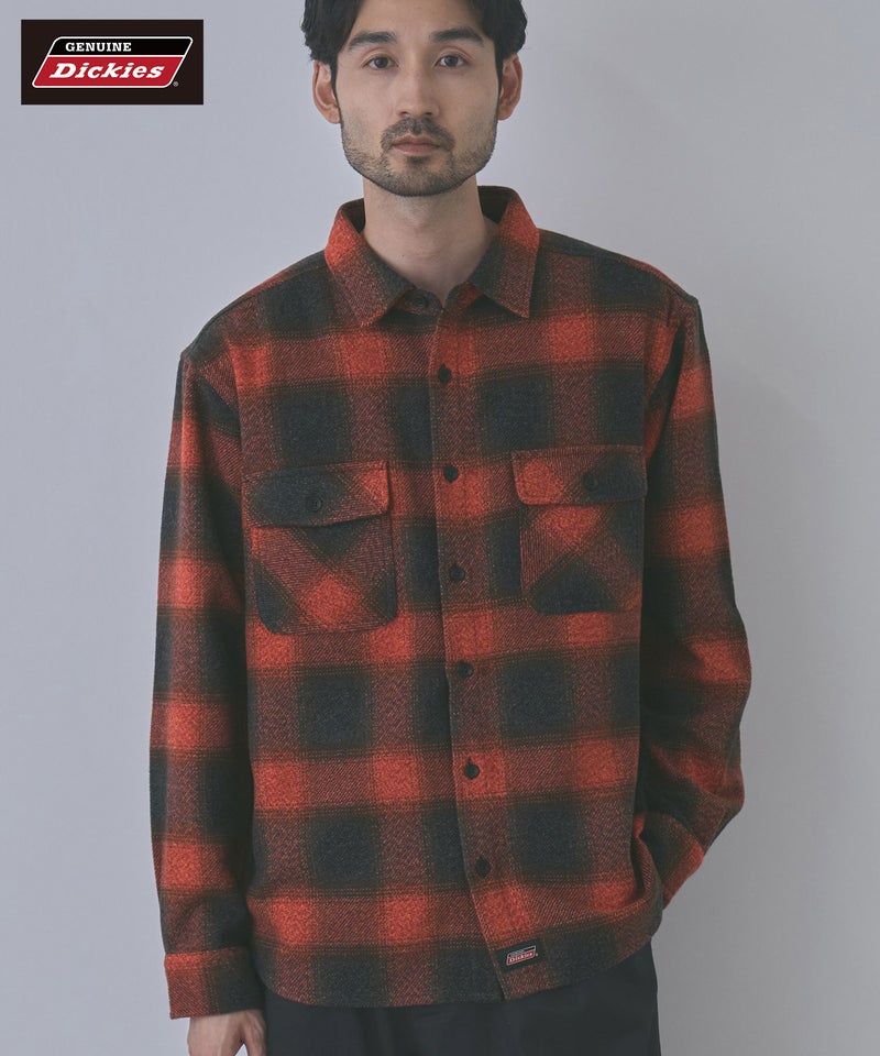 GENUINE Dickies モールツイルチェックシャツ メンズ商品画像-1