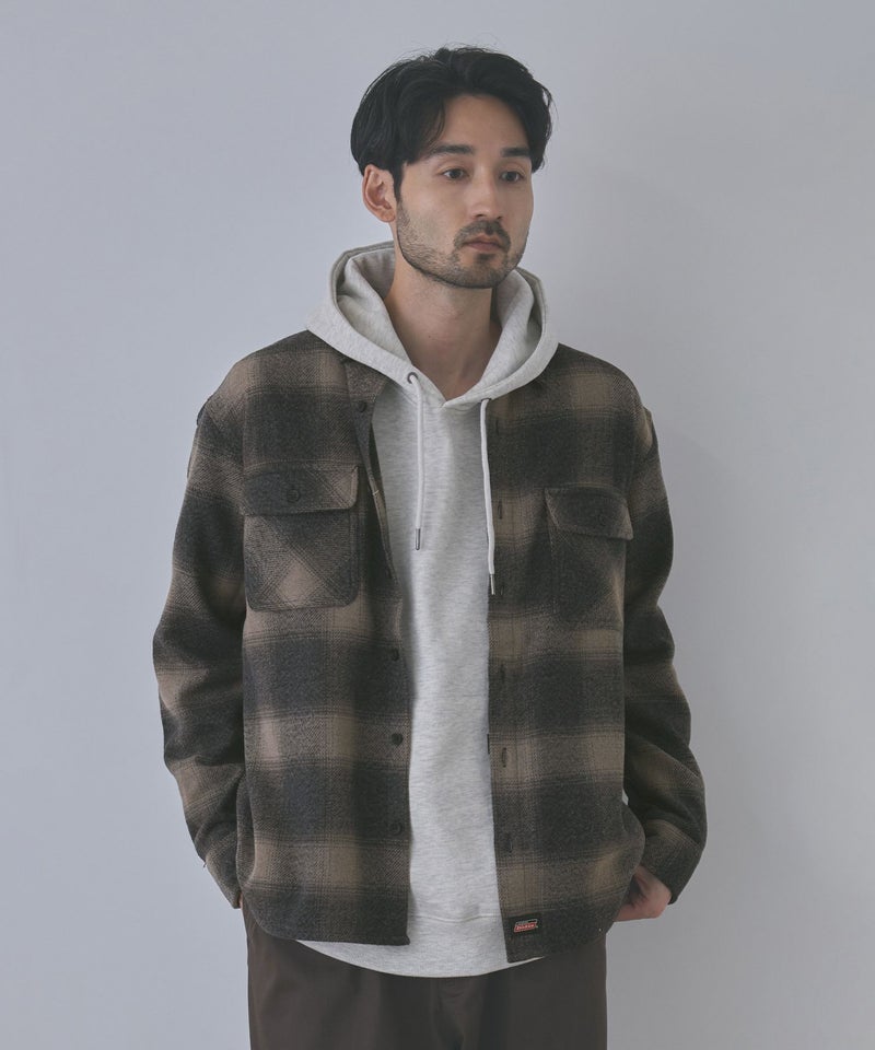 GENUINE Dickies モールツイルチェックシャツ メンズ商品画像-2