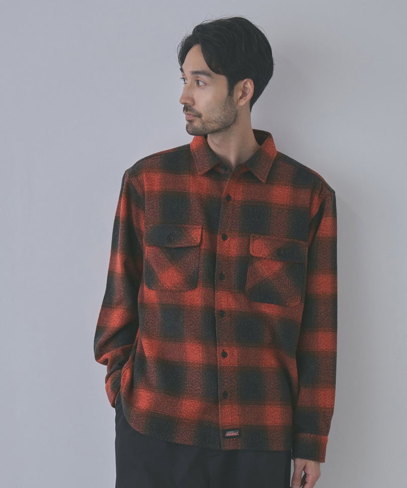 GENUINE Dickies モールツイルチェックシャツ メンズ商品画像-3