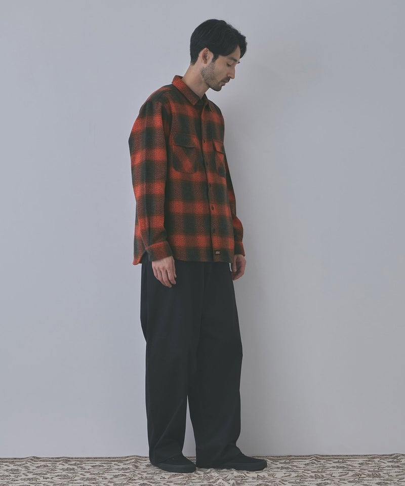 GENUINE Dickies モールツイルチェックシャツ メンズ商品画像-8