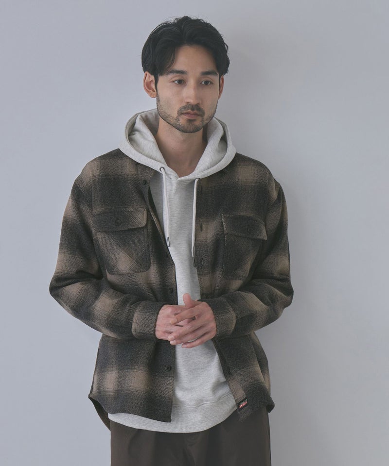 GENUINE Dickies モールツイルチェックシャツ メンズ商品画像-9