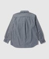 NAVY フランネルボタンダウンシャツ 無地 メンズ商品サムネイル-4