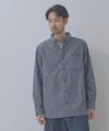 NAVY フランネルボタンダウンシャツ 無地 メンズ商品サムネイル-4
