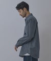 NAVY フランネルボタンダウンシャツ 無地 メンズ商品サムネイル-5