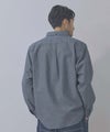 NAVY フランネルボタンダウンシャツ 無地 メンズ商品サムネイル-6