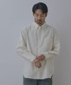 NAVY  フランネルボタンダウンシャツ 無地 メンズ商品サムネイル-11