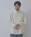 NAVY フランネルボタンダウンシャツ 無地 メンズ商品サムネイル-11