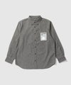 NAVY  フランネルボタンダウンシャツ 無地 メンズ商品サムネイル-19