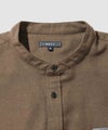 NAVY ソフトフランネルバンドカラーシャツ 無地 メンズ商品サムネイル-5