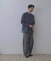 NAVY ソフトフランネルバンドカラーシャツ 無地 メンズ商品サムネイル-16