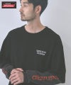 GENUINE Dickies 刺しゅう フェイクレイヤード長袖Tシャツ メンズ