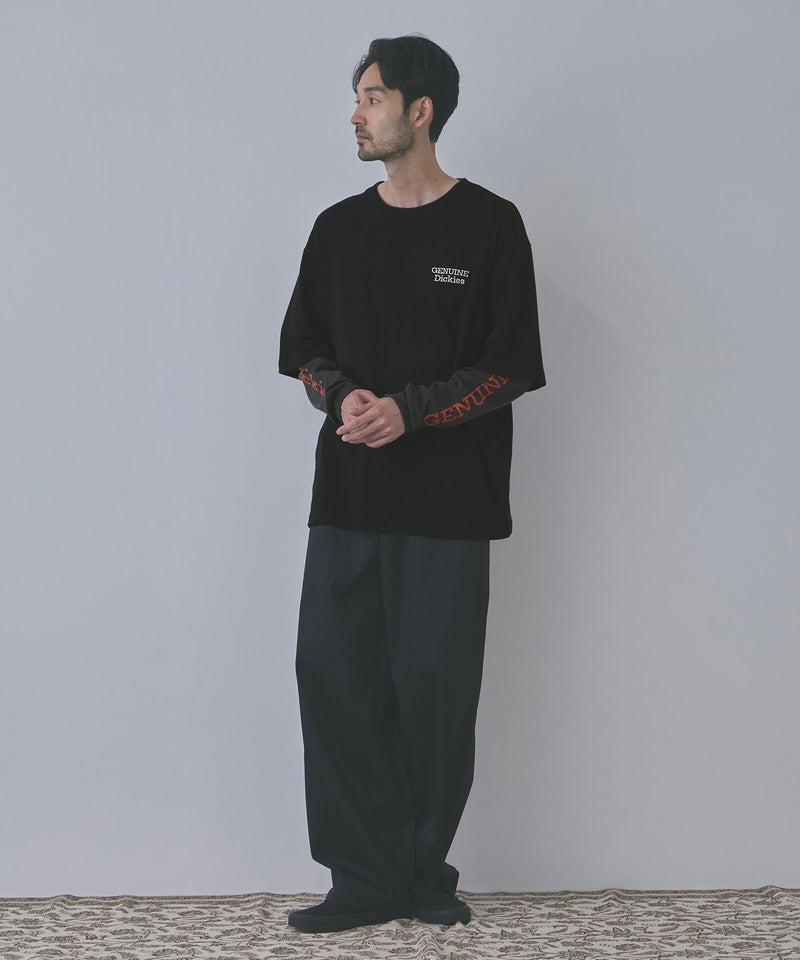 GENUINE Dickies 刺しゅう フェイクレイヤード長袖Tシャツ メンズ商品画像-10