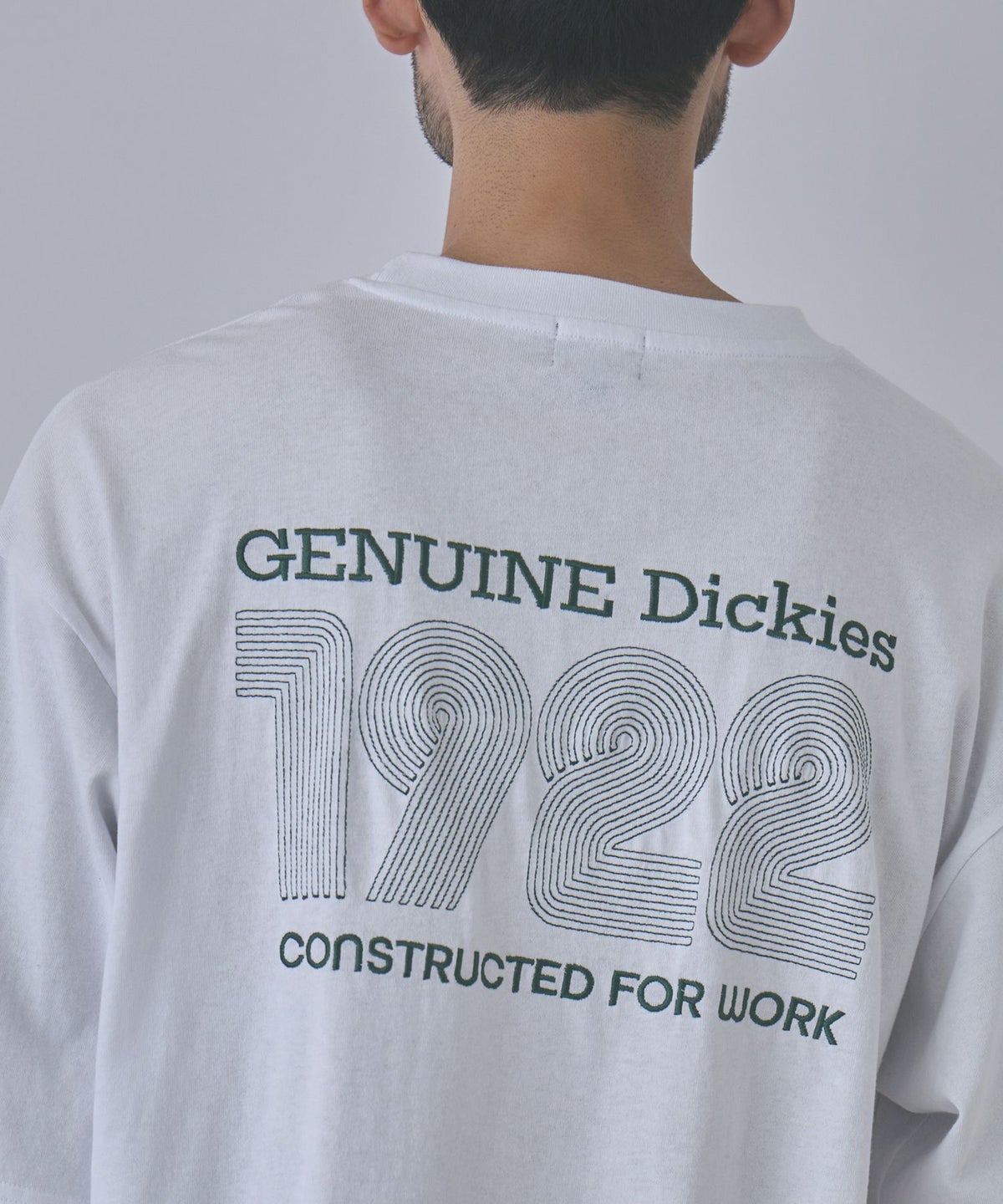 GENUINE Dickies 刺しゅう フェイクレイヤード長袖Tシャツ メンズ