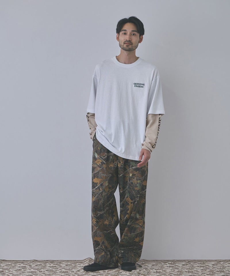 GENUINE Dickies 刺しゅう フェイクレイヤード長袖Tシャツ メンズ商品画像-13