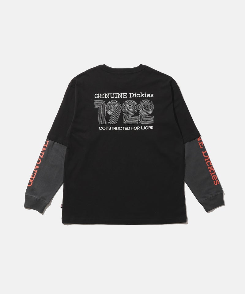 GENUINE Dickies 刺しゅう フェイクレイヤード長袖Tシャツ メンズ商品画像-15