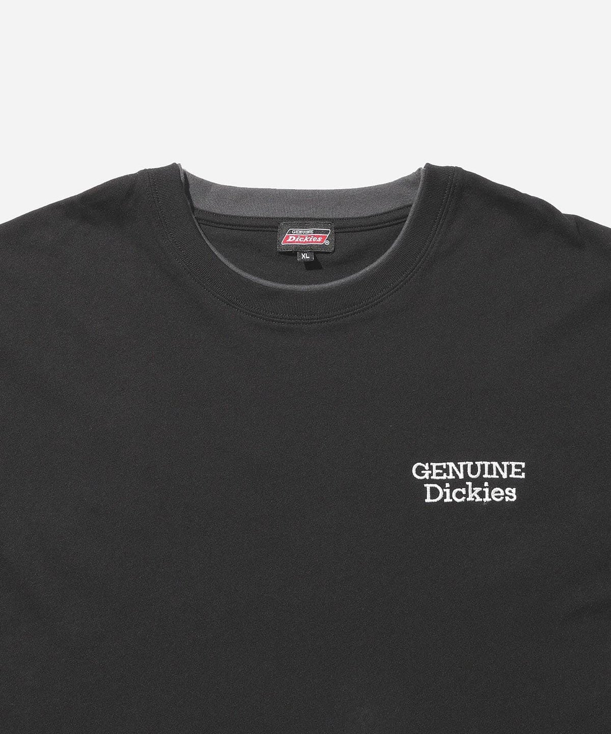 GENUINE Dickies 刺しゅう フェイクレイヤード長袖Tシャツ メンズ