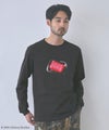 GOOD ROCK SPEED MOVIEグラフィック ヴィンテージライク長袖Tシャツ メンズ