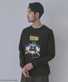 GOOD ROCK SPEED MOVIEグラフィック ヴィンテージライク長袖Tシャツ メンズ商品サムネイル-7