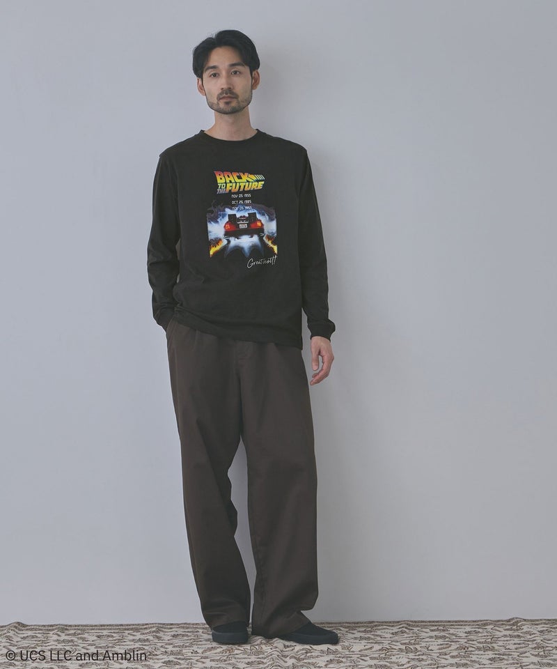 GOOD ROCK SPEED MOVIEグラフィック ヴィンテージライク長袖Tシャツ メンズ商品画像-12