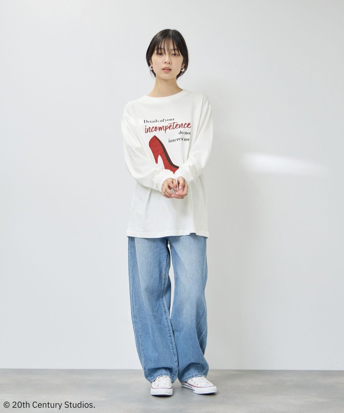 GOOD ROCK SPEED MOVIEグラフィック ヴィンテージライク長袖Tシャツ メンズ