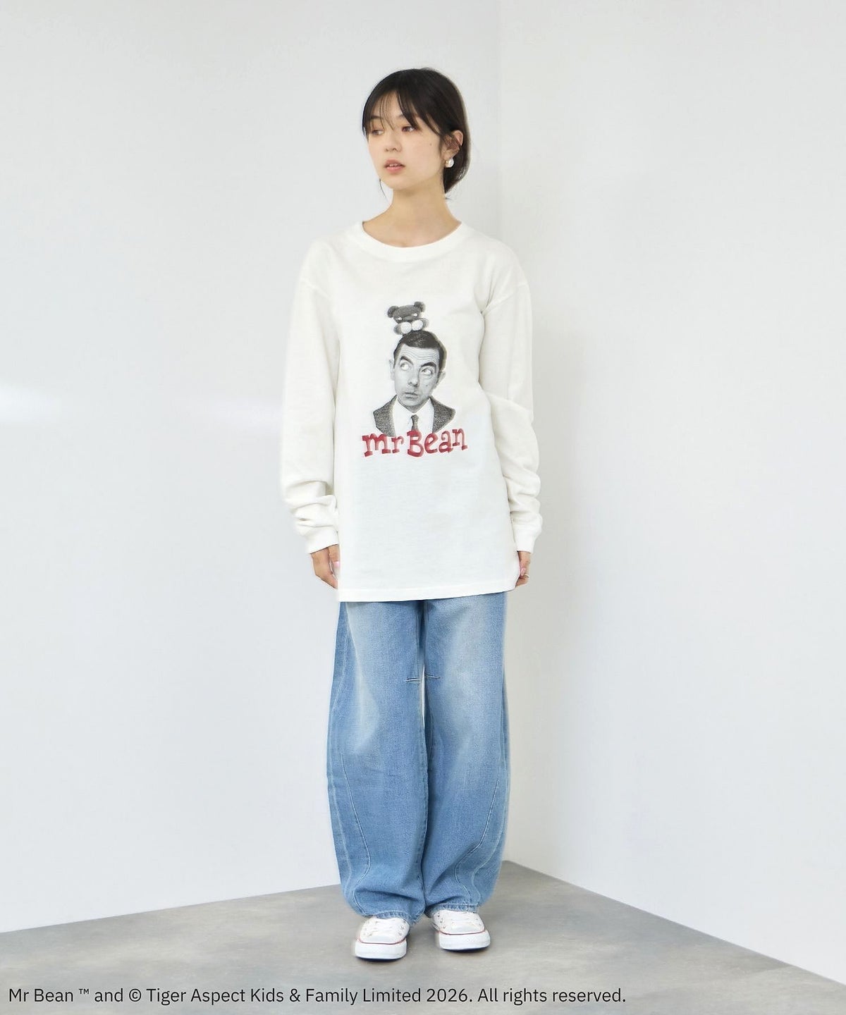 GOOD ROCK SPEED MOVIEグラフィック ヴィンテージライク長袖Tシャツ メンズ
