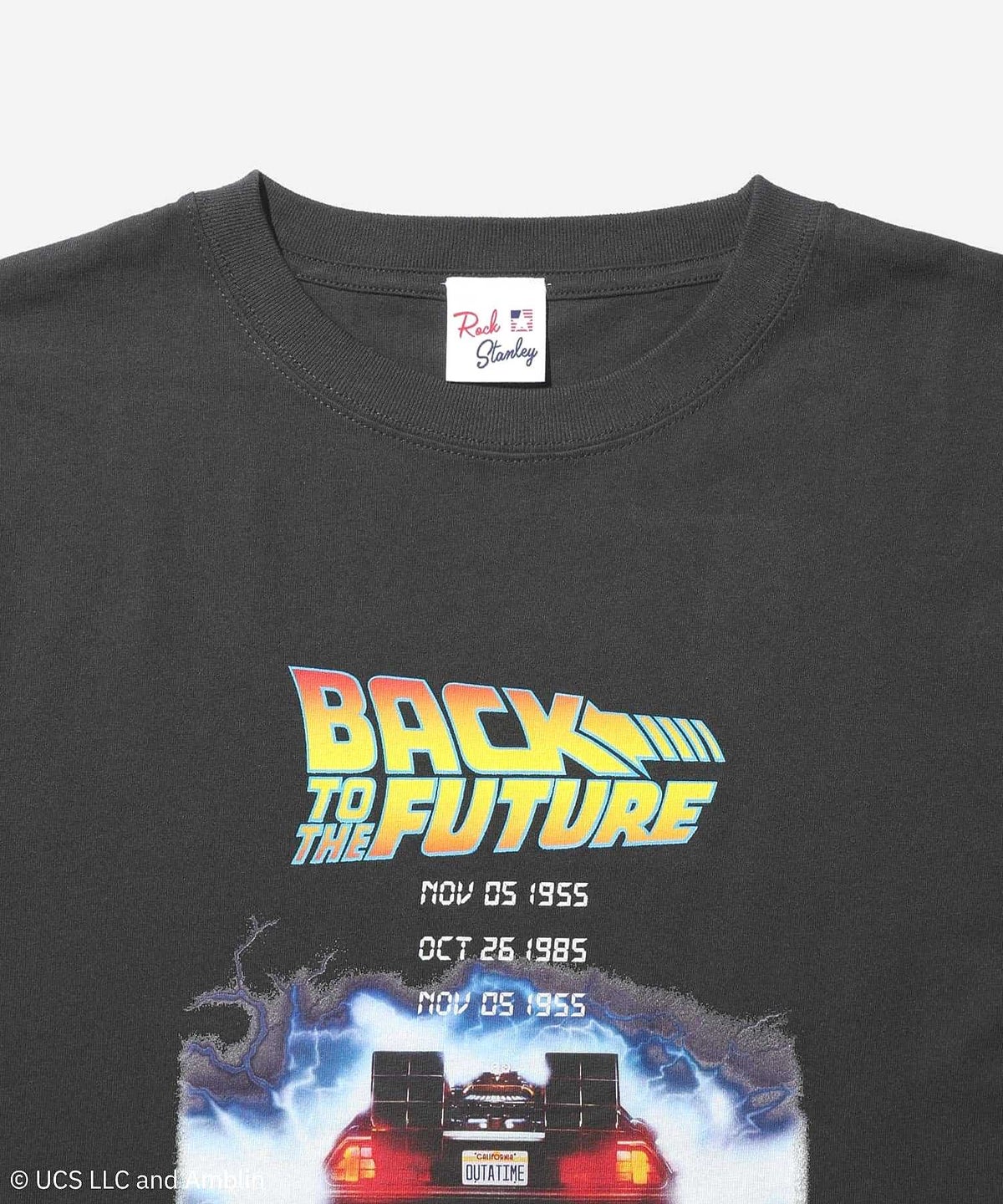 GOOD ROCK SPEED MOVIEグラフィック ヴィンテージライク長袖Tシャツ メンズ