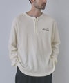 GENUINE Dickies ワッフルヘンリーネック長袖Tシャツ メンズ商品サムネイル-2