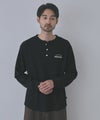 GENUINE Dickies ワッフルヘンリーネック長袖Tシャツ メンズ商品サムネイル-4