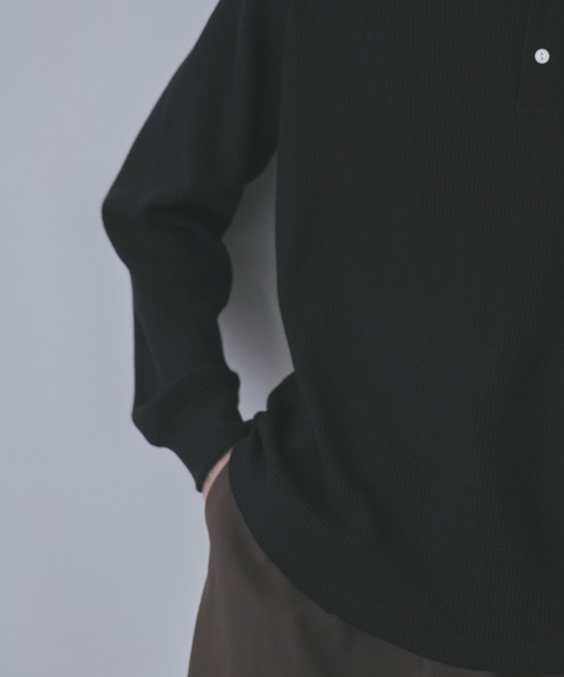 GENUINE Dickies  ワッフルヘンリーネック長袖Tシャツ メンズ商品画像-7