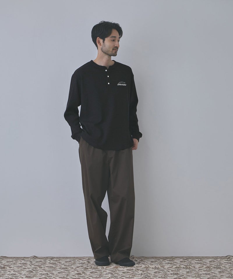 GENUINE Dickies ワッフルヘンリーネック長袖Tシャツ メンズ商品画像-10