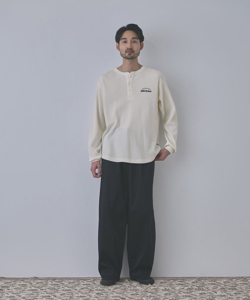 GENUINE Dickies ワッフルヘンリーネック長袖Tシャツ メンズ商品画像-12