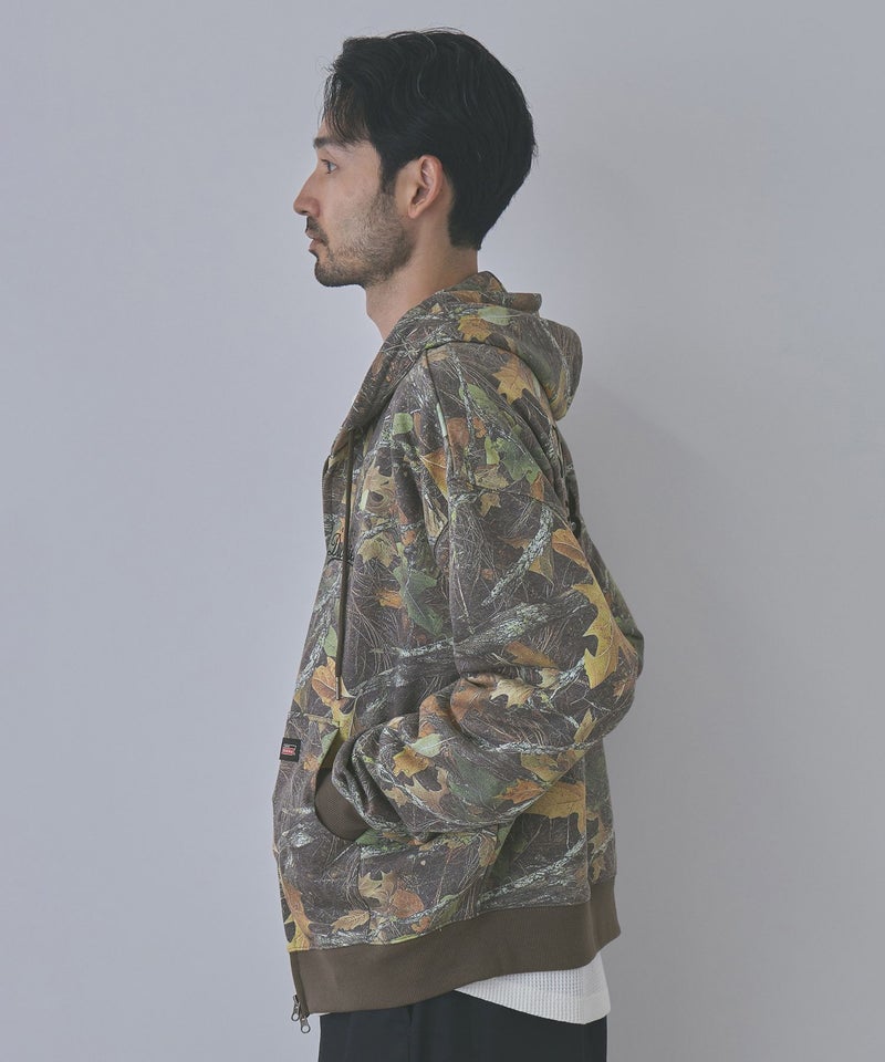 GENUINE Dickies ワンポイント刺しゅう 裏毛ジップパーカー メンズ商品画像-6