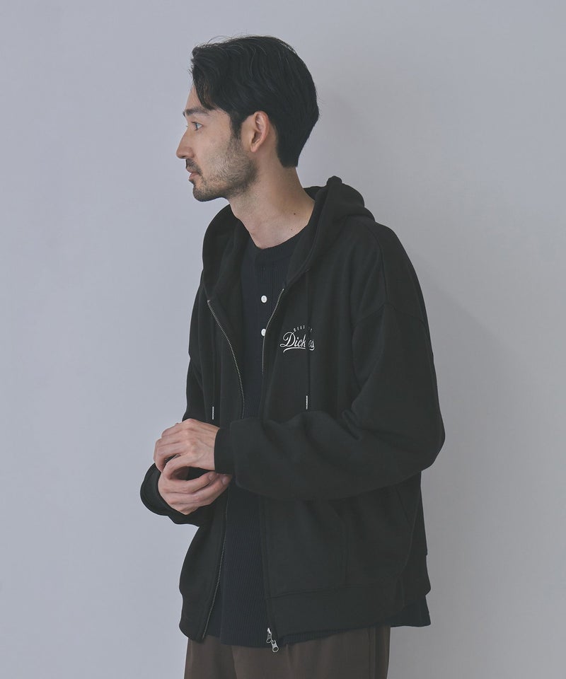 GENUINE Dickies ワンポイント刺しゅう 裏毛ジップパーカー メンズ商品画像-13