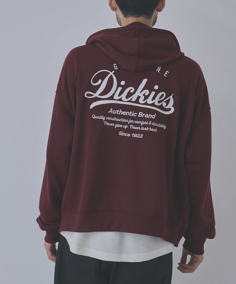 GENUINE Dickies ワンポイント刺しゅう 裏毛ジップパーカー メンズ商品画像-18
