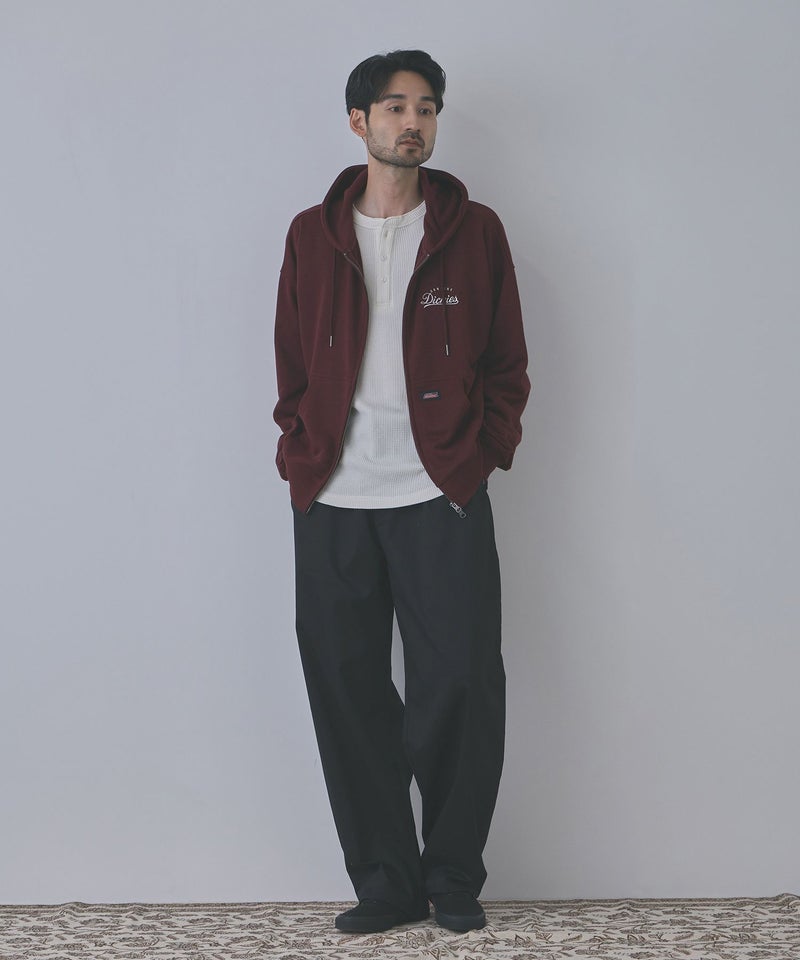 GENUINE Dickies ワンポイント刺しゅう 裏毛ジップパーカー メンズ商品画像-19