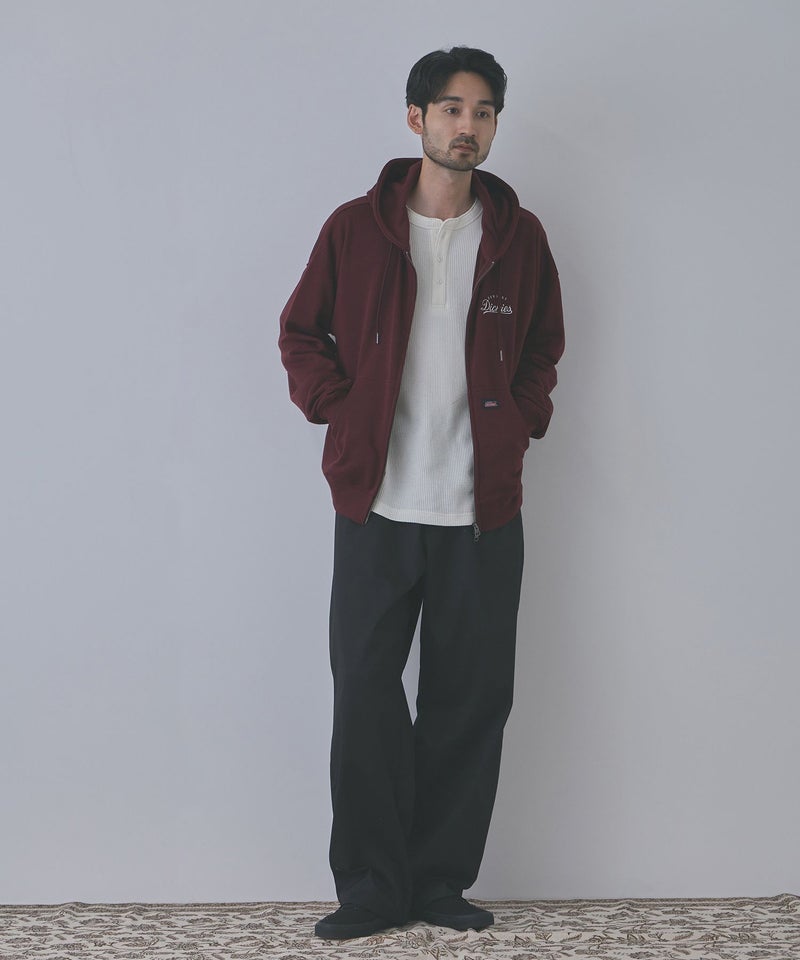 GENUINE Dickies ワンポイント刺しゅう 裏毛ジップパーカー メンズ商品画像-20
