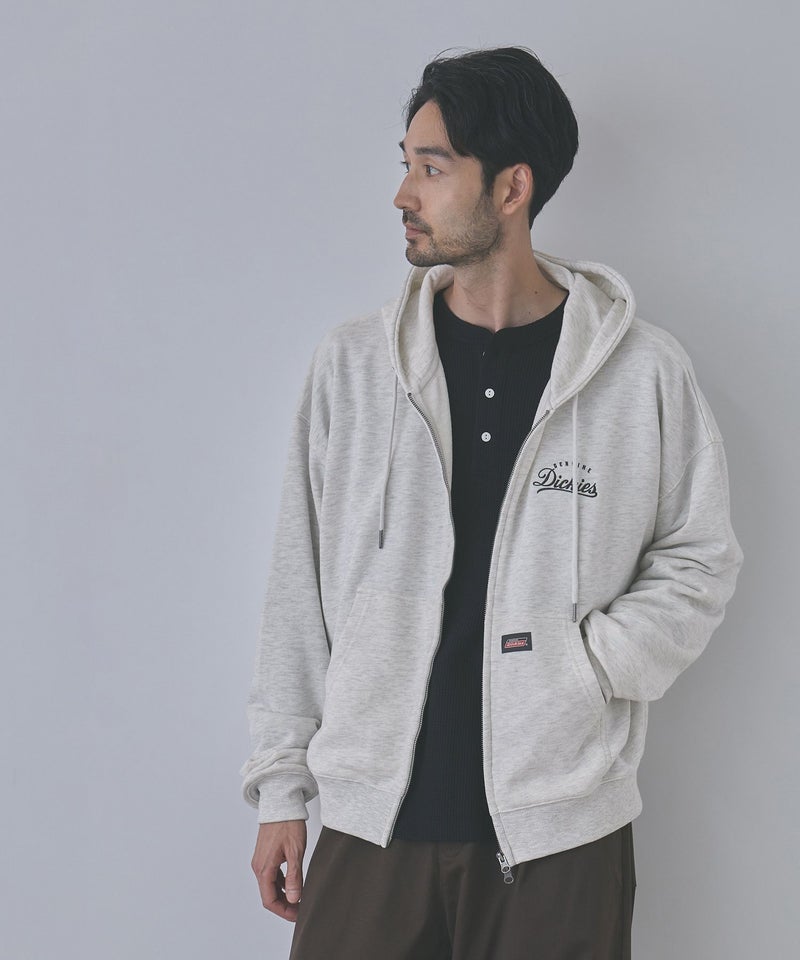 GENUINE Dickies  ワンポイント刺しゅう 裏毛ジップパーカー メンズ商品画像-21