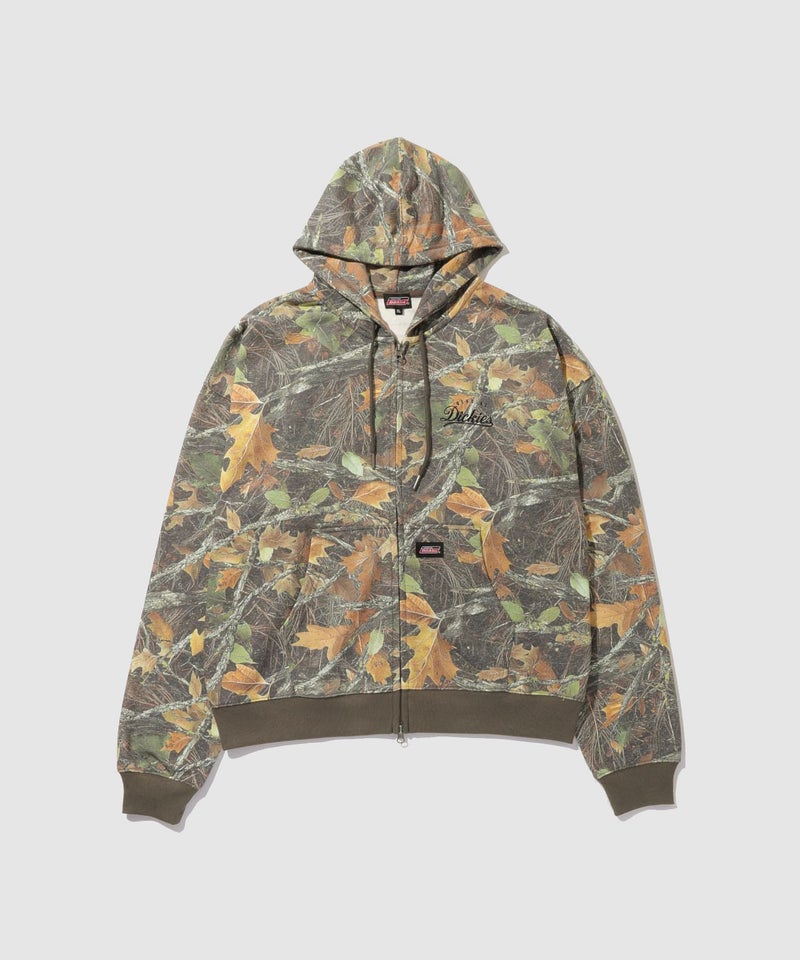 GENUINE Dickies ワンポイント刺しゅう 裏毛ジップパーカー メンズ商品画像-30