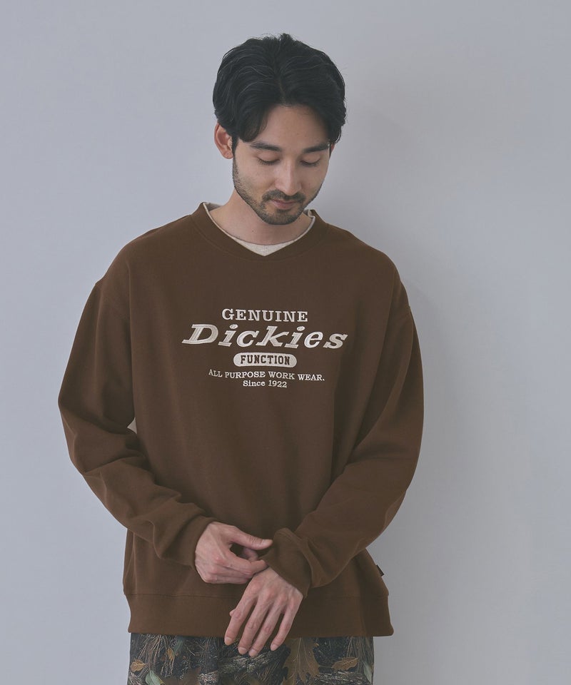 GENUINE Dickies  Wネック裏起毛トレーナー メンズ商品画像-4