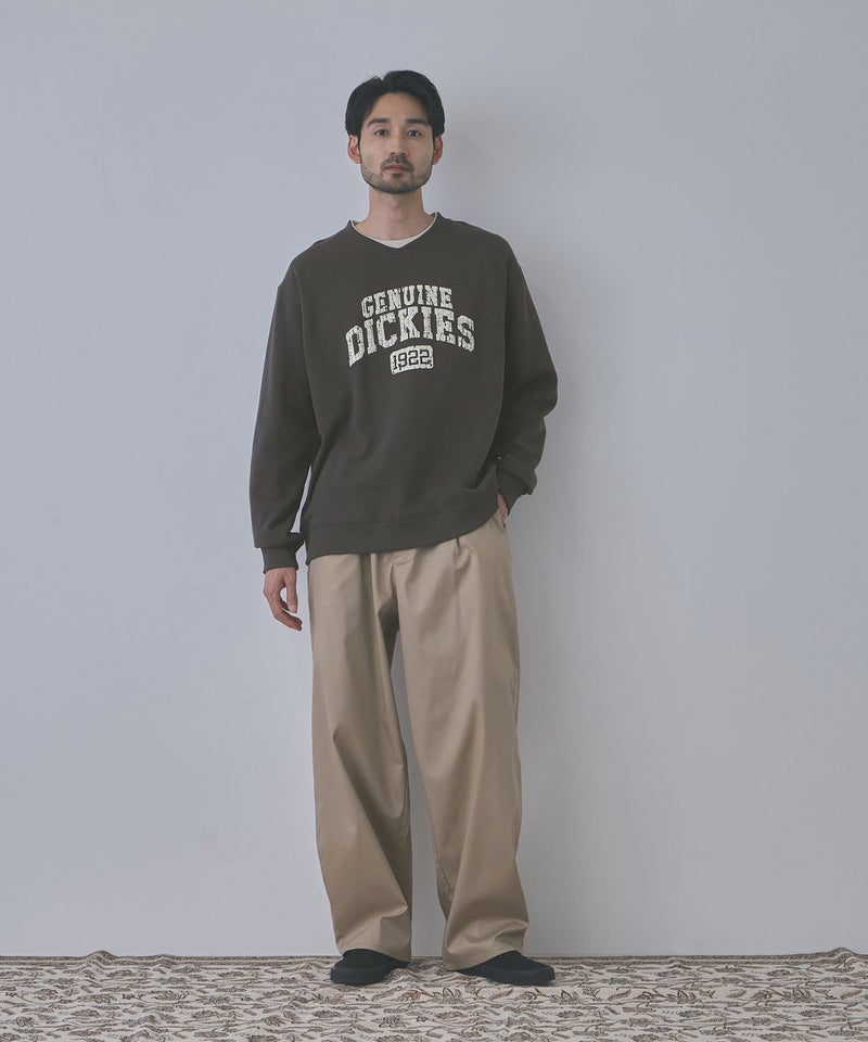 GENUINE Dickies Wネック裏起毛トレーナー メンズ商品画像-12