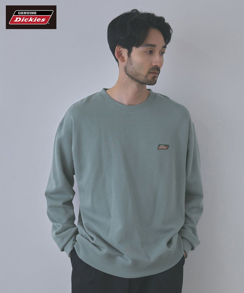 GENUINE Dickies ワンポイント刺しゅう 裏起毛トレーナー メンズ商品画像-1